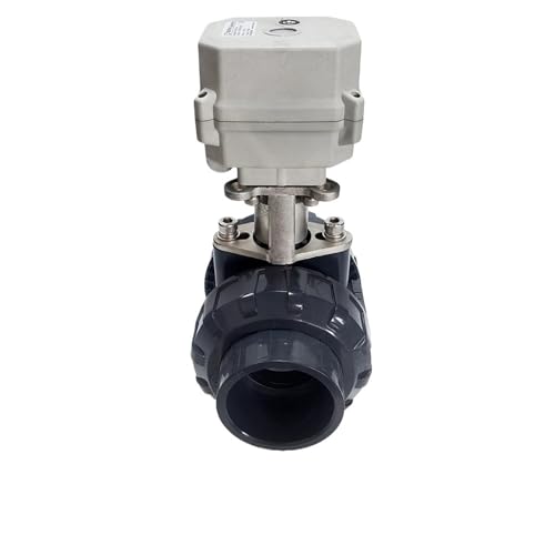 DN50 Electric Regulator Valve UPVC True Union End, 2" Modulating Valve with analog control signal 0-5V, 0-10V or 4-20mA(NPT THREAD_0-5V) von UKWYMIDKS