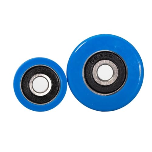 Gummibeschichtetes Lager 608-2RS Polyurethan-Riemenscheibe Universalgröße 8 * 22 * 7 Mm Geräuschloses, Verschleißfestes, Kunststoffbeschichtetes Lager von UKWYMIDKS