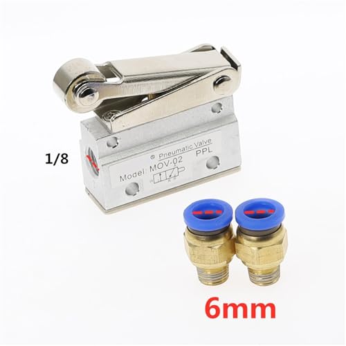 MOV-02 MOV-321 PT 1/8 "Innengewinde 3 Position 2 Weg Pneumatische Mechanische Ventil Pneumatische Umkehr Ventil Hand Manuelle Ventile(MOV-02 6MM) von UKWYMIDKS