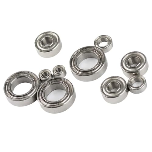 Präzisions-Mikrokugel-Rillenkugellager, Hochgeschwindigkeits-Hochtemperaturbeständige, Geräuscharme Motor-Minilager(697ZZ(7 * 17 * 5)) von UKWYMIDKS