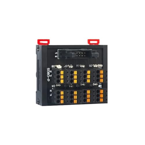 Sensor Terminal Block 2-wire 3-Wire 8-Bit Input Transfer Module S080 /S082 Spring Wiring LED Indicator(S80-2) von UKWYMIDKS
