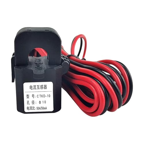 Split Core Current Transformer Single Phase Electric Sensor CT Diameter 10mm Class0.5 10/20/50/75mA KCT10(20A 20mA) von UKWYMIDKS