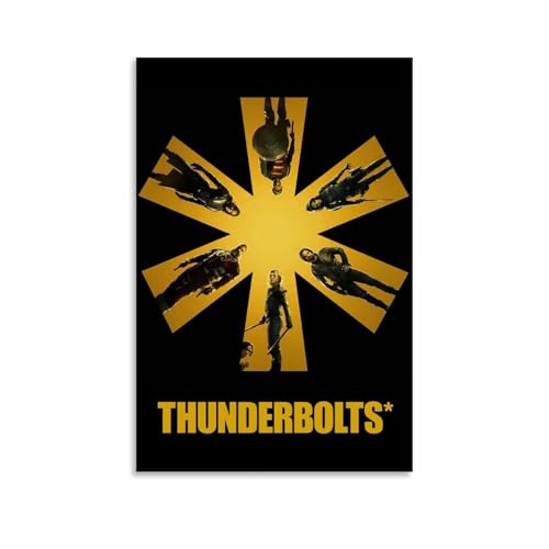 UKewei Thunderbolts, Filmposter, Musikposter für Zimmer, ästhetische Leinwand, Wandkunst, Schlafzimmerdekoration, 30 x 45 cm von UKewei