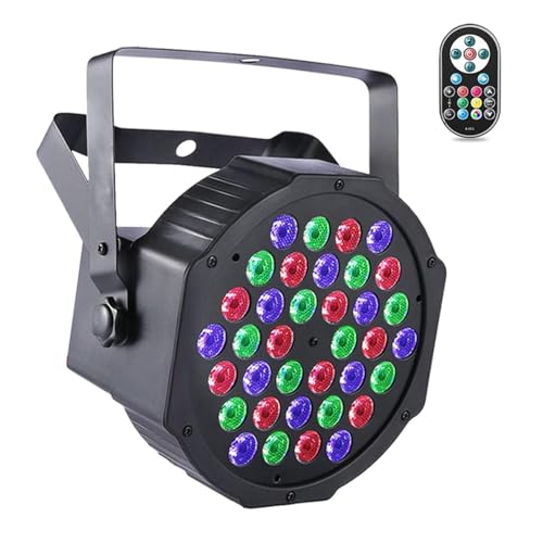 LED Par Strahler für Halloween, DMX Lichter RGB 36 LED Scheinwerfer mit Fernbedienung LED Beleuchtung Party Lichteffekte für DJ Disko Partylicht Club LED Par Strahler für Halloween, DMX Lichter RGB 36 LED Scheinwerfer mit Fernbedienung LED Beleuchtung Party Lichteffekte für DJ Disko Partylicht Club von U`King