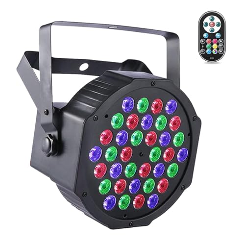 LED Par Strahler für Halloween, DMX Lichter RGB 36 LED Scheinwerfer mit Fernbedienung LED Beleuchtung Party Lichteffekte für DJ Disko Partylicht Club von UKing