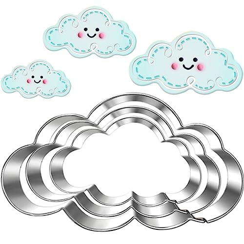 UKoosien Wolke Ausstecher Set-3 Stück-9cm 7,5 cm 6cm von UKoosien
