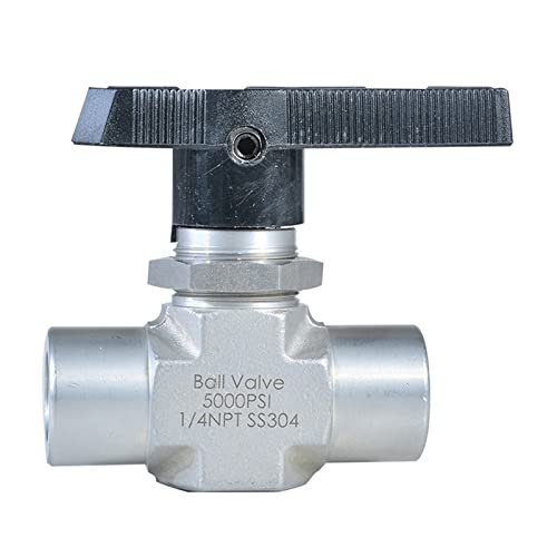 1/4 Quot; 3/8 Quot; 1/2 Quot; Gesenkschmiedekörper Instrument Kugelhahn Edelstahl Innengewinde Hochtemperatur-Hochdruck-Kugelhahn 1 Stück (Npt,0,5 Zoll) von ULBTLUOYV
