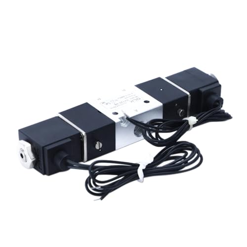 ULBTLUOYV 1 Stück 3V120-06 3V120-M5 3/2-Wege-Luft-Magnetventil AC 220 V DC 24 V DC 12 V AC 110 V AC 24 V normalerweise geschlossene Ventile (3 V, 120 M5-T-4 mm) von ULBTLUOYV