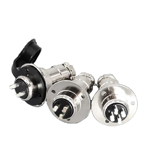 ULBTLUOYV GX20 Flanschverbinder, Luftfahrtstecker, wasserdicht, männlich, weiblich, 5/10 Sets erhältlich (Gx20, 8p, 5 Sets (männlich weiblich) von ULBTLUOYV