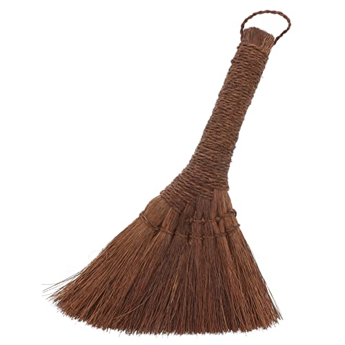 1stk Staubbesen Hand Heim Sofa Sitz Reinigungswerkzeug Für Den Haushalt Bequem Kleiner Strohbesen Kleiner Besen Besen Wischbesen Besen Reinigungswerkzeug Fegen Coffee Braune Seide ULDIGI von ULDIGI