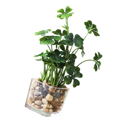 ULDIGI Künstliche Topfpflanze Desktop-Dekoration Grüne Pflanze Bonsai Simulationsblumentopf Für Büro Und Zuhause von ULDIGI