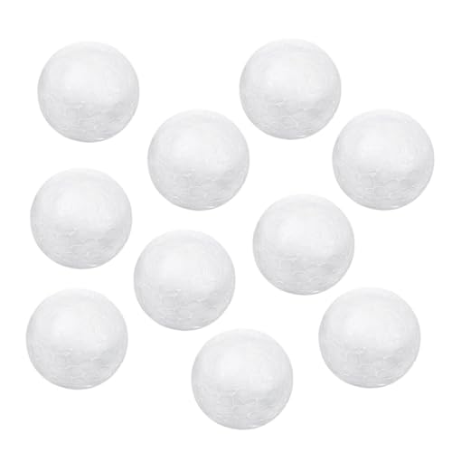 ULDIGI 10 Stück Teiliges DIY Schaumstoffkugeln Hohe Dichte Weiße Bastelkugeln für Kindergarten Handwerk Weihnachtsdekoration und Partygestaltung ULDIGI 10 Stück Teiliges DIY Schaumstoffkugeln Hohe Dichte Weiße Bastelkugeln für Kindergarten Handwerk Weihnachtsdekoration und Partygestaltung von ULDIGI