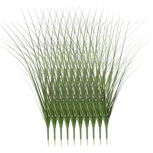 ULDIGI 10 Stück Teiliges Künstliche Gräser Deko mit Tiefgrünen Realistischen Stielen Lang Langlebige Kunstpflanzen für Wohnraum Dekoration Innen Natürlicher Look Pflegeleicht ULDIGI 10 Stück Teiliges Künstliche Gräser Deko mit Tiefgrünen Realistischen Stielen Lang Langlebige Kunstpflanzen für Wohnraum Dekoration Innen Natürlicher Look Pflegeleicht von ULDIGI