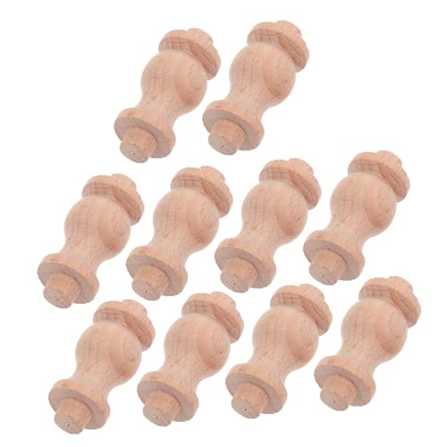 ULDIGI 10 Stück Teiliges Massivholz Baluster mit Filigranem Römischem Säulenkopf Kleine Holzspindeln für Treppengeländer und Sandtisch dekoration Vielseitig Einsetzbare Mini säulen für ULDIGI 10 Stück Teiliges Massivholz Baluster mit Filigranem Römischem Säulenkopf Kleine Holzspindeln für Treppengeländer und Sandtisch dekoration Vielseitig Einsetzbare Mini säulen für von ULDIGI