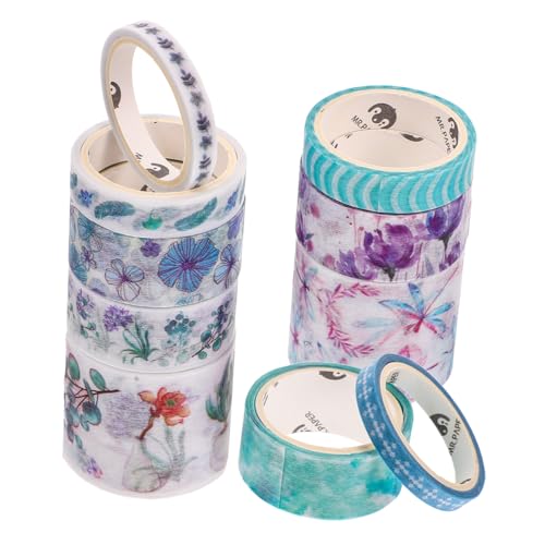 ULDIGI 10 Stück Teiliges Washi Tape mit Vintage blumenmustern Selbstklebend und Rückstandsfrei Entfernbar für Scrapbooking DIY dekoration und Geschenkverpackungen ULDIGI 10 Stück Teiliges Washi Tape mit Vintage blumenmustern Selbstklebend und Rückstandsfrei Entfernbar für Scrapbooking DIY dekoration und Geschenkverpackungen von ULDIGI