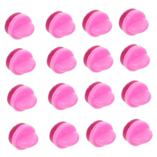 ULDIGI 100 Satz Pin Back Ersatzteile aus Rutschfestem Gummi mit Flachem Kopf Sicherer Verschluss für Broschen Anstecknadeln DIY Schmuckherstellung Einfach zu Montieren von ULDIGI