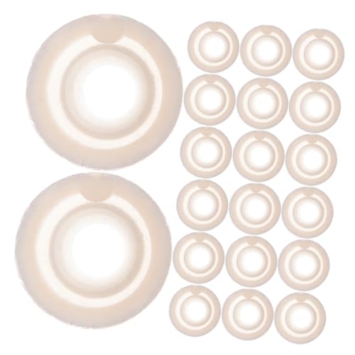 ULDIGI 100 Stück Kunststoff Unterlegscheiben für Puppenaugen Kleine Graue Gaskettes Ø Innen Ø Außen Geeignet für Häkeltiere Plüschtiere DIY Bastelprojekte und Handgefertigte Stofftiere von ULDIGI