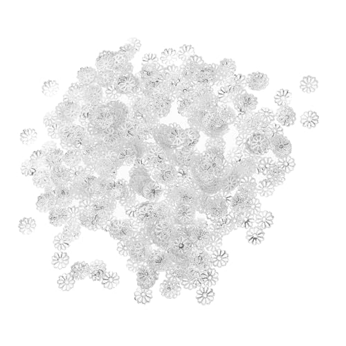 ULDIGI 1000 Stück Metall blumenperlen Kappen Vintage Schmuck Spacer Bead Caps für Armbänder Halsketten Langlebige Eisenperlen Zubehör für Schmuckherstellung von ULDIGI