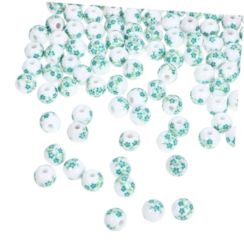 ULDIGI 100stücke Porzellan Perlen Aus Keramik Kugelperlen Für Schmuckherstellung DIY Material Runde Perlen Für Halsketten Und Armbänder ULDIGI 100stücke Porzellan Perlen Aus Keramik Kugelperlen Für Schmuckherstellung DIY Material Runde Perlen Für Halsketten Und Armbänder von ULDIGI