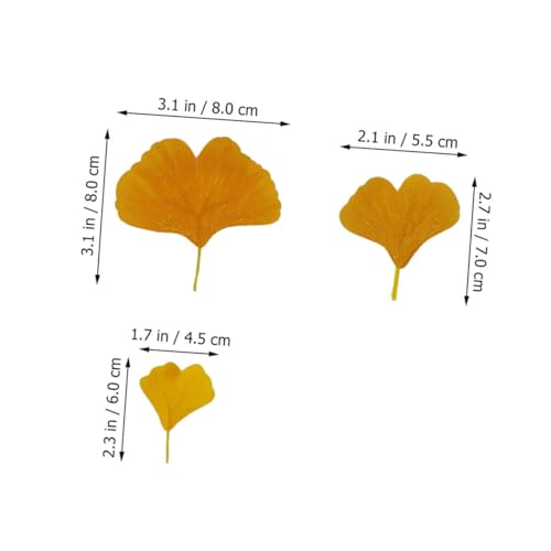 ULDIGI 108 Stück Teiliges Künstliche Ginkgo Gelb Realistisch Aussehende Deko für Hochzeit Party Fensterdeko Vielseitig Verwendbar und Einfach zu Befestigen für Fotografie ULDIGI 108 Stück Teiliges Künstliche Ginkgo Gelb Realistisch Aussehende Deko für Hochzeit Party Fensterdeko Vielseitig Verwendbar und Einfach zu Befestigen für Fotografie von ULDIGI