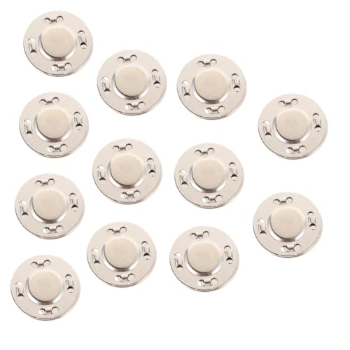ULDIGI 12 Paare Magnetdruckknöpfe zum Annähen Starker Magnetverschluss für Taschen und Kleidung Dünne Silberne Druckknöpfe als Ersatz und Diy-zubehör für Handtaschen Umhängetaschen ULDIGI 12 Paare Magnetdruckknöpfe zum Annähen Starker Magnetverschluss für Taschen und Kleidung Dünne Silberne Druckknöpfe als Ersatz und Diy-zubehör für Handtaschen Umhängetaschen von ULDIGI