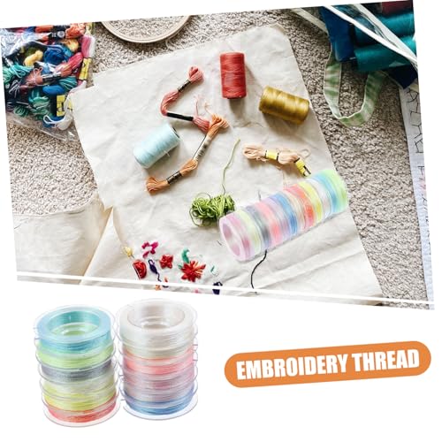 ULDIGI 12 Rollen Leuchtendes Stickgarn The dark Nähgarn für DIY Kleidung Quilten und Handarbeiten Langlebiges Reißfestes Stickfaden für Mode und Dekoration ULDIGI 12 Rollen Leuchtendes Stickgarn The dark Nähgarn für DIY Kleidung Quilten und Handarbeiten Langlebiges Reißfestes Stickfaden für Mode und Dekoration von ULDIGI