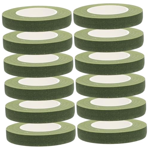 ULDIGI 12 Stück Teiliges Floristenband Yards Flexibles Selbstklebendes Blumenklebeband für Frische und Künstliche Blumen Vielseitig für Sträuße Corsagen Hochzeitsdekorationen und ULDIGI 12 Stück Teiliges Floristenband Yards Flexibles Selbstklebendes Blumenklebeband für Frische und Künstliche Blumen Vielseitig für Sträuße Corsagen Hochzeitsdekorationen und von ULDIGI