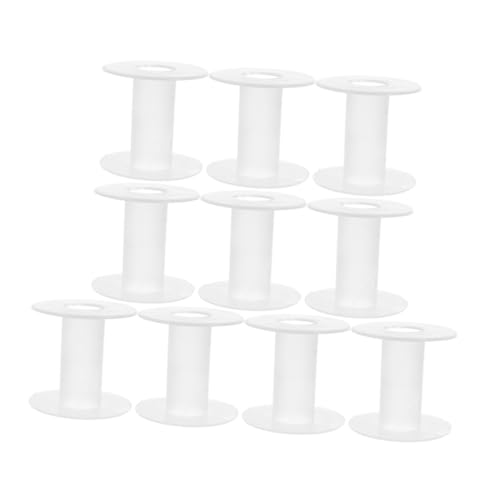 ULDIGI 15 Stück Teiliges Kunststoff-spulen Weiß Kleine Leere Bobbin Spools für Stickgarn Faden Schnur Bänder Wickelhilfe für Handwerk Nähen und Aufbewahrung ULDIGI 15 Stück Teiliges Kunststoff-spulen Weiß Kleine Leere Bobbin Spools für Stickgarn Faden Schnur Bänder Wickelhilfe für Handwerk Nähen und Aufbewahrung von ULDIGI