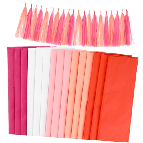 ULDIGI 150 Blatt Buntes Verpackungspapier Farben Dünnes Seidenpapier Geschenkverpackung Blumen Geschenkverpackung Bastelpapier Vielseitig Einsetzbar von ULDIGI