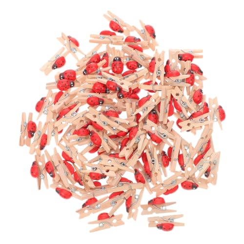 ULDIGI 150 Stück Mini Holz Fotos Clips mit Stabilem Griff und Verstellbarem Winkel Niedliche Marienkäfer Motiv für DIY Bastelprojekte Memo Kartenhalter Vielseitig für Zuhause und Büro ULDIGI 150 Stück Mini Holz Fotos Clips mit Stabilem Griff und Verstellbarem Winkel Niedliche Marienkäfer Motiv für DIY Bastelprojekte Memo Kartenhalter Vielseitig für Zuhause und Büro von ULDIGI