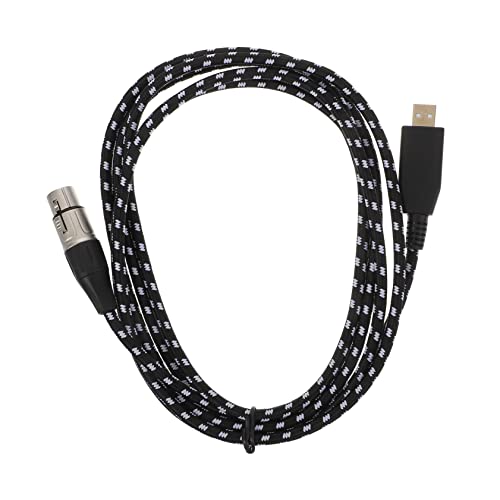 ULDIGI 1Stück USB zu Xlr Mikrofonkabel Vergoldeter Stecker Doppelte Abschirmung Robustes Audio Kabel für Mikrofone und Lautsprecher für Studio und Live Anwendungen von ULDIGI