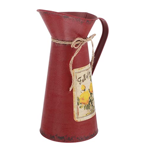 ULDIGI 1stück Vintage Blumen-Eimer Aus Eisen Rustikaler -Container Für Blumenarrangements Lagerung Und Deko Für Garten Und Zuhause Langlebig Und Einzigartig Im Landhausstil von ULDIGI