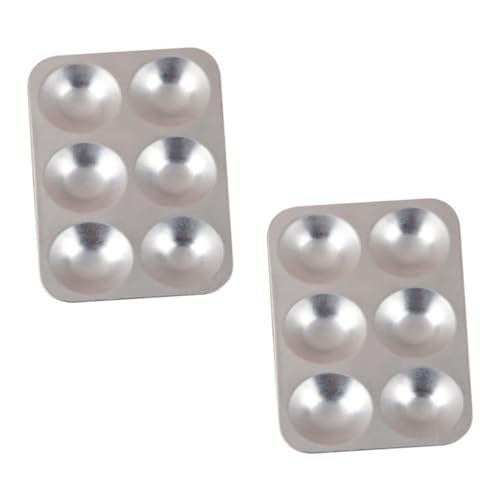 ULDIGI 2 Stück Teiliges Aluminium Malpalette mit Mulden Leichtes Farbmischbrett für Acrylfarben Wasserfarbe Öl Praktisch für Schüler Lehrer Künstler Wiederverwendbar und Einfach zu ULDIGI 2 Stück Teiliges Aluminium Malpalette mit Mulden Leichtes Farbmischbrett für Acrylfarben Wasserfarbe Öl Praktisch für Schüler Lehrer Künstler Wiederverwendbar und Einfach zu von ULDIGI