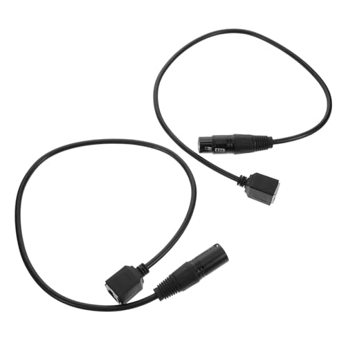 ULDIGI 2 Stück Teiliges Dj Bühnenlicht Adapterkabel Poliger Xlr Stecker zu Buchse Signalverlängerungskabel Robust für Eventbeleuchtung und Veranstaltungsproduktion ULDIGI 2 Stück Teiliges Dj Bühnenlicht Adapterkabel Poliger Xlr Stecker zu Buchse Signalverlängerungskabel Robust für Eventbeleuchtung und Veranstaltungsproduktion von ULDIGI