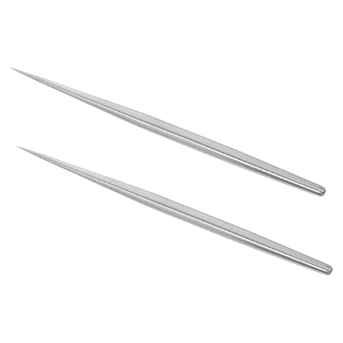 ULDIGI 2 Stück Teiliges Edelstahl Textur-Nadel für Feine Tonbearbeitung Vielseitig Einsetzbar Präzise Modellierwerkzeuge für Töpferkunst und DIY Projekte von ULDIGI