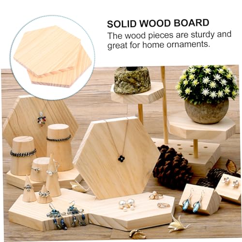 ULDIGI 2 Stück Teiliges Sechseckige Naturholzplatten Unvollendete Holzbretter zum Basteln DIY Kunsthandwerk Wanddeko Holzbrettchen für Foto Requisiten und Festtagsdekorationen ULDIGI 2 Stück Teiliges Sechseckige Naturholzplatten Unvollendete Holzbretter zum Basteln DIY Kunsthandwerk Wanddeko Holzbrettchen für Foto Requisiten und Festtagsdekorationen von ULDIGI