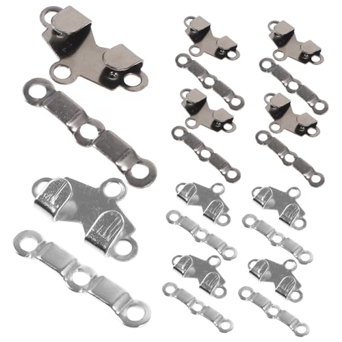ULDIGI 20 Paare Teiliges Metall hosenhaken set für Anzughosen Pant hooks Krallen in Silber und Schwarz Vielseitig für DIY nähzubehör Knopfversteller für Kleidung und Handarbeiten ULDIGI 20 Paare Teiliges Metall hosenhaken set für Anzughosen Pant hooks Krallen in Silber und Schwarz Vielseitig für DIY nähzubehör Knopfversteller für Kleidung und Handarbeiten von ULDIGI
