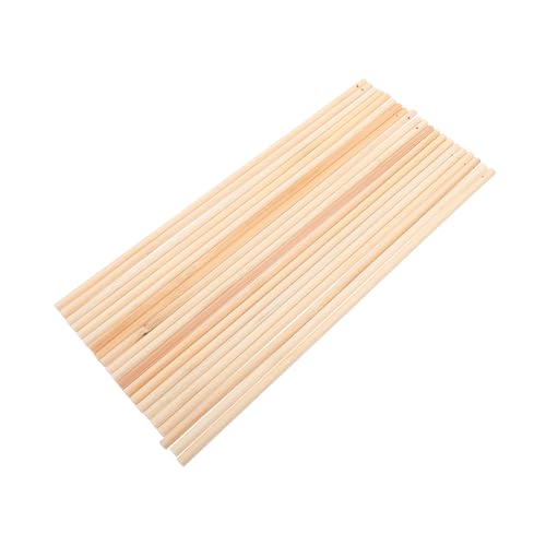 ULDIGI 20 Stück Teiliges Holz Stabiler DIY Laternenstab Handlicher Laternenhalter aus Holz für Laternen Partydekoration Tragbar und Robust von ULDIGI