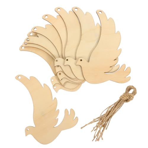 ULDIGI 20 Stück Teiliges Holzanhänger Vogelformen Naturbelassen zum Basteln und Bemalen für DIY deko Party Hochzeitsdekoration Vielseitige Holzverzierungen für Kreative Handwerksprojekte ULDIGI 20 Stück Teiliges Holzanhänger Vogelformen Naturbelassen zum Basteln und Bemalen für DIY deko Party Hochzeitsdekoration Vielseitige Holzverzierungen für Kreative Handwerksprojekte von ULDIGI
