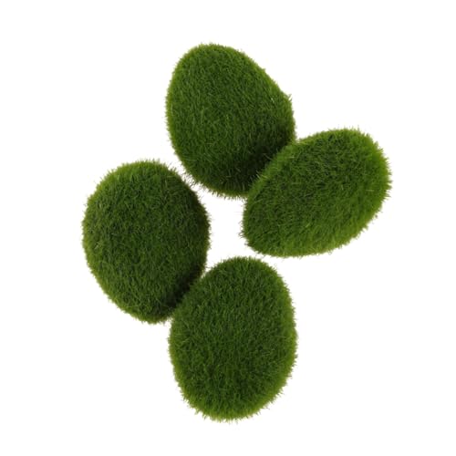 ULDIGI 20 Stück Teiliges Realistische Moos Stein Deko für Aquarium und Terrarium Naturgetreue Moos Kunststeine zur Stilvollen Garten und Wohnraumgestaltung von ULDIGI