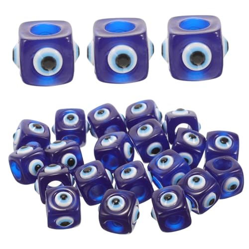 ULDIGI 20 Stück Teiliges Resin Evil Eye Perlen mit Glatter Oberfläche für DIY Schmuckherstellung Kleine Spacer Perlen für Armbänder Halsketten und Bastelprojekte ULDIGI 20 Stück Teiliges Resin Evil Eye Perlen mit Glatter Oberfläche für DIY Schmuckherstellung Kleine Spacer Perlen für Armbänder Halsketten und Bastelprojekte von ULDIGI