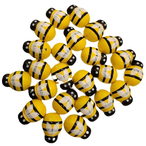 ULDIGI 24 Stück Teiliges Kleine Holz Bienen Deko Bemalt Lebensecht für DIY Basteln Wreath Making Party und Weihnachtsdeko Vielseitige Bienenschmuck für Garten Tür Wand und Festgestaltung ULDIGI 24 Stück Teiliges Kleine Holz Bienen Deko Bemalt Lebensecht für DIY Basteln Wreath Making Party und Weihnachtsdeko Vielseitige Bienenschmuck für Garten Tür Wand und Festgestaltung von ULDIGI