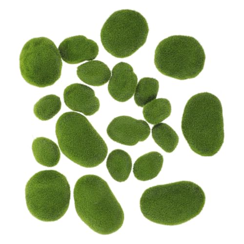 ULDIGI 25 Stück Künstliche Mooskugeln Naturgetreue Grüne Moossteine in Pflegeleichte Deko für Feengärten Blumenarrangements Bonsai Basteln und Sowie Außenbereiche ULDIGI 25 Stück Künstliche Mooskugeln Naturgetreue Grüne Moossteine in Pflegeleichte Deko für Feengärten Blumenarrangements Bonsai Basteln und Sowie Außenbereiche von ULDIGI
