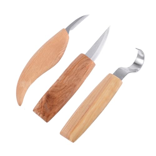 ULDIGI 3 Stk. Edelstahl -Gravurmesser -Set schnitzen Schnitzwerkzeuge Schnitzmesser Holzschnitzset Handschnitzmeißel Tischler -Werkzeug Holzmeißel ULDIGI 3 Stk. Edelstahl -Gravurmesser -Set schnitzen Schnitzwerkzeuge Schnitzmesser Holzschnitzset Handschnitzmeißel Tischler -Werkzeug Holzmeißel von ULDIGI