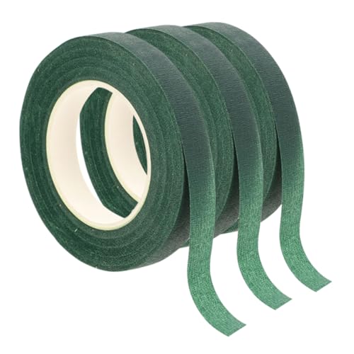 ULDIGI 3 Stück Grünes Floristenband für DIY Blumensträuße Dekorative Arrangements Gartenpflanzenbänder Floristik Klebeband für Hochzeiten Geburtstage und Festliche Dekorationen ULDIGI 3 Stück Grünes Floristenband für DIY Blumensträuße Dekorative Arrangements Gartenpflanzenbänder Floristik Klebeband für Hochzeiten Geburtstage und Festliche Dekorationen von ULDIGI