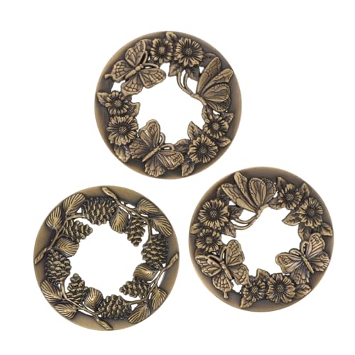 ULDIGI 3 Stück Kerzenaufsatz Für Kerzengläser Ersatz Kerzenschirmabdeckung Geprägter Kerzenaufsatz Kerzenglasdeckel Metallkerzenbecher Metallglas Kerzendeckel Glaskerzenabdeckung ULDIGI 3 Stück Kerzenaufsatz Für Kerzengläser Ersatz Kerzenschirmabdeckung Geprägter Kerzenaufsatz Kerzenglasdeckel Metallkerzenbecher Metallglas Kerzendeckel Glaskerzenabdeckung von ULDIGI