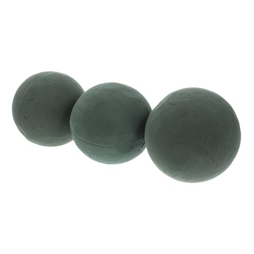 ULDIGI 3 Stück Runde Steckmasse Blumensteckschaum Wasserabsorbierend für Frische Blumen Deko Hochzeit Büro DIY Floristik Zubehör von ULDIGI