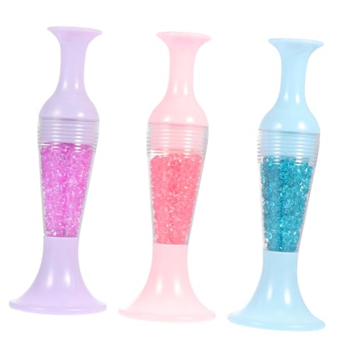 ULDIGI 3 Stück Teiliges Diamond Dotting Tool mit Integrierten Strasssteinen Ergonomischem Stifthalter und Schutzkappe für Präzises Füllen und Basteln mit Diamantmalerei von ULDIGI