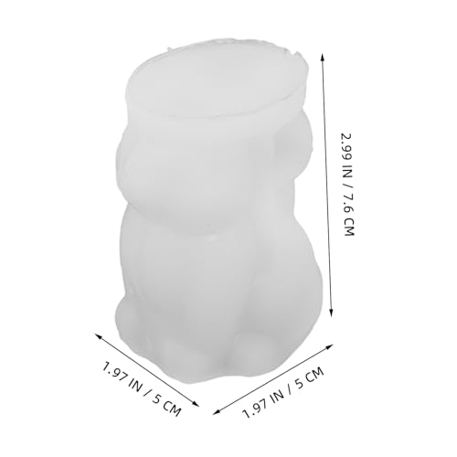 ULDIGI 3 Stück Teiliges Silikon-formset Hase Kaninchen Silikonform für DIY Kerzen Seife Schokolade Backen Wiederverwendbar Für Osterdekorationen und Bastelprojekte von ULDIGI