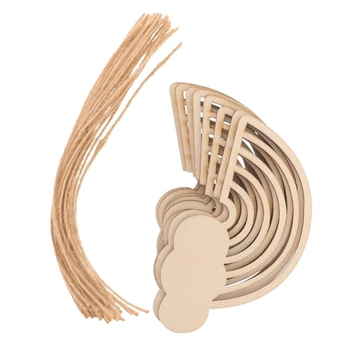 ULDIGI 30 Stück Teiliges Holzregenbogen Unvollendete Runde Holzscheiben für DIY Holzhandwerk Glatte Kanten Langlebige Holzstücke Geeignet für Dekoration ULDIGI 30 Stück Teiliges Holzregenbogen Unvollendete Runde Holzscheiben für DIY Holzhandwerk Glatte Kanten Langlebige Holzstücke Geeignet für Dekoration von ULDIGI